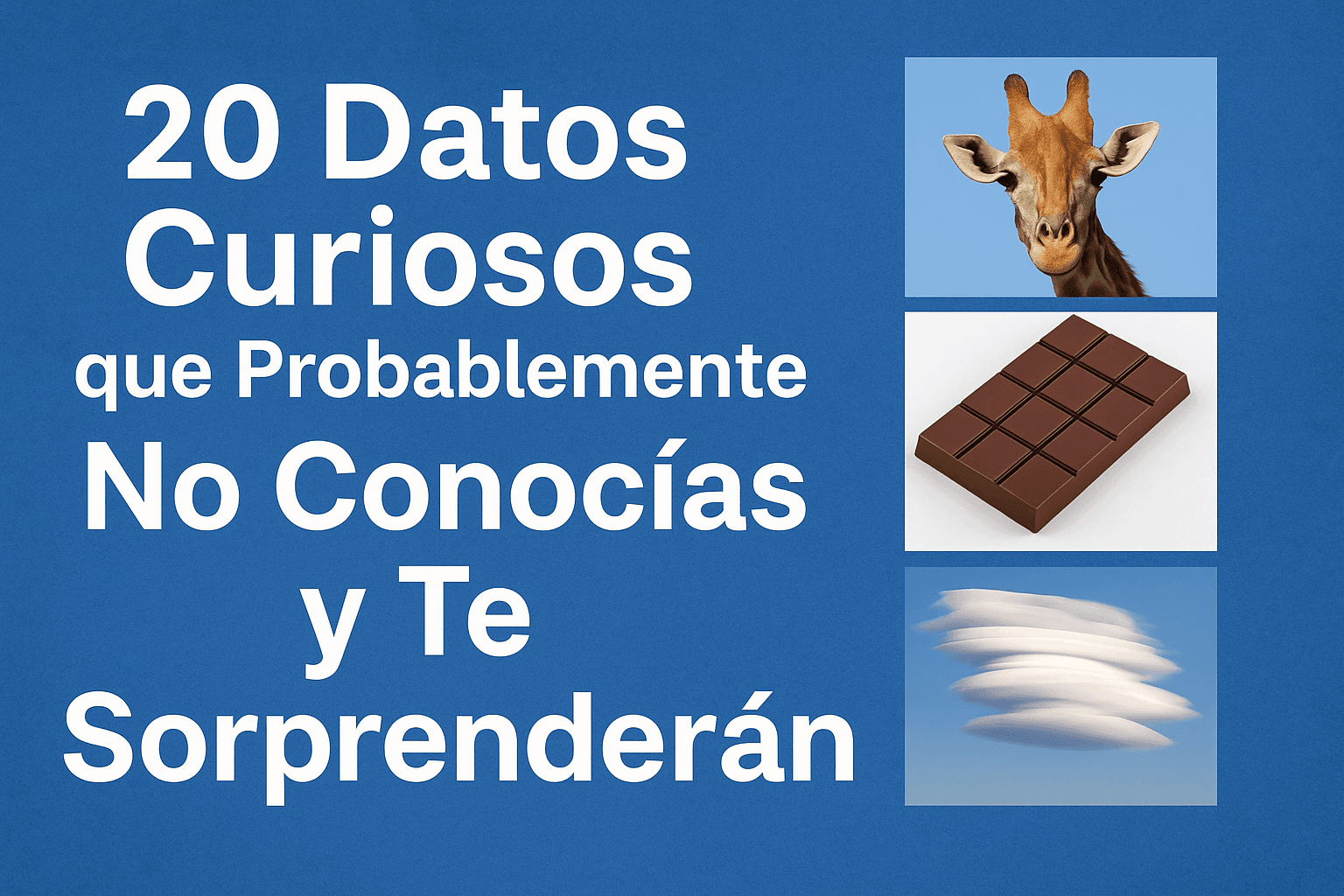 20 Datos Curiosos que Probablemente No Conocías y Te Sorprenderán