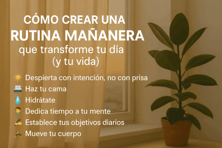 Cómo Crear una Rutina Mañanera que Transforme tu Día