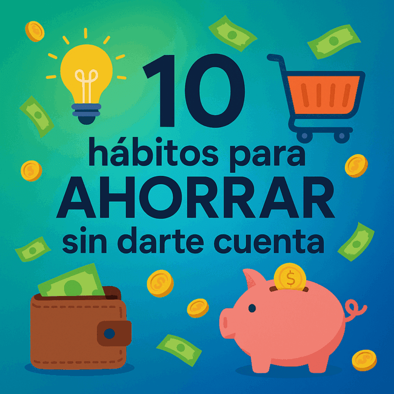 10 pequeños hábitos que te ayudan a ahorrar sin darte cuenta