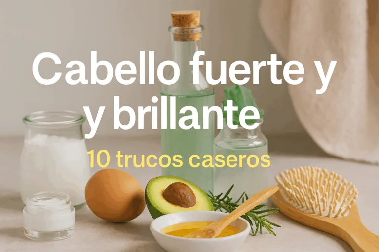 10 trucos caseros para un cabello más fuerte y brillante