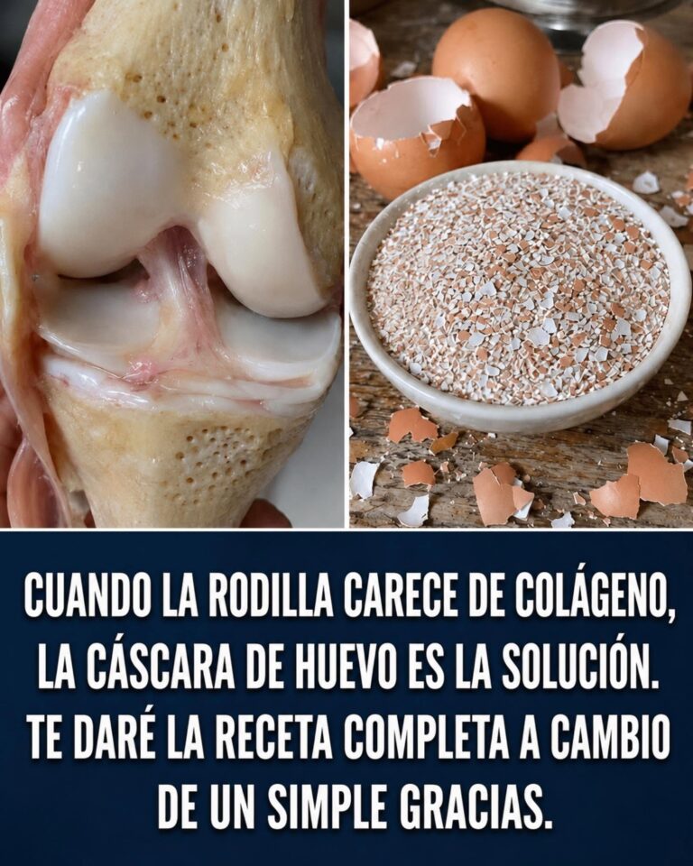 Cuando la Rodilla Pierde Colágeno: La Verdad Sobre el Famoso Remedio con Cáscaras de Huevo