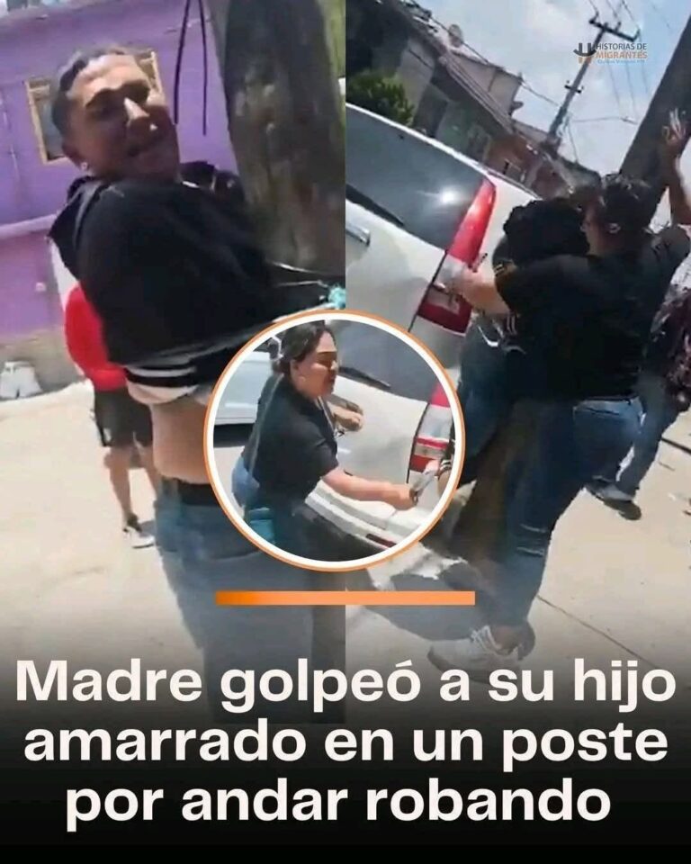 Madre Amarra a su Hijo a un Poste y lo Castiga por Robar: El Caso que Divide a las Redes